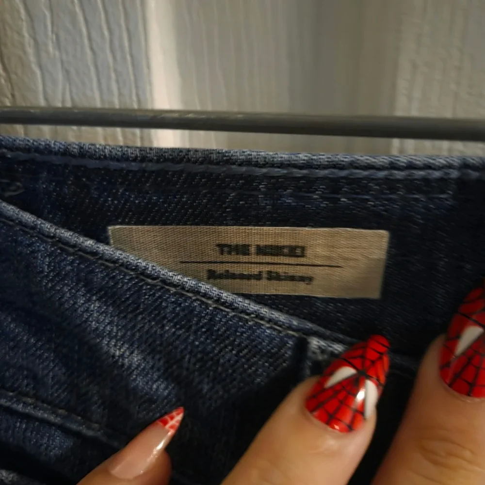 AG Adriano Goldschmied The Nikki Relaxed Skinny Jeans Dark Wash Blue Size 28R